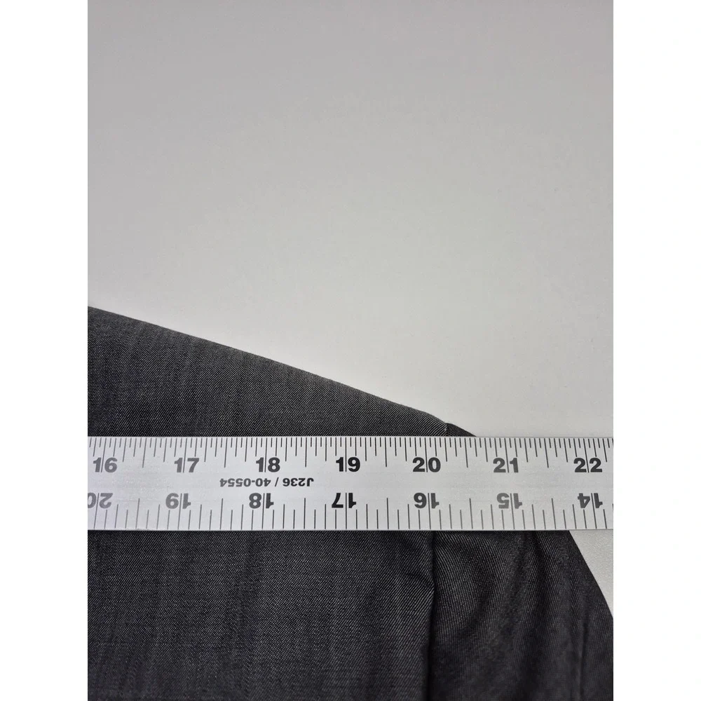 Emilio Ciro Suit Mens 48R Gray Wool Turbo 160 2 Piece 43x36W Zegna Formal NWT